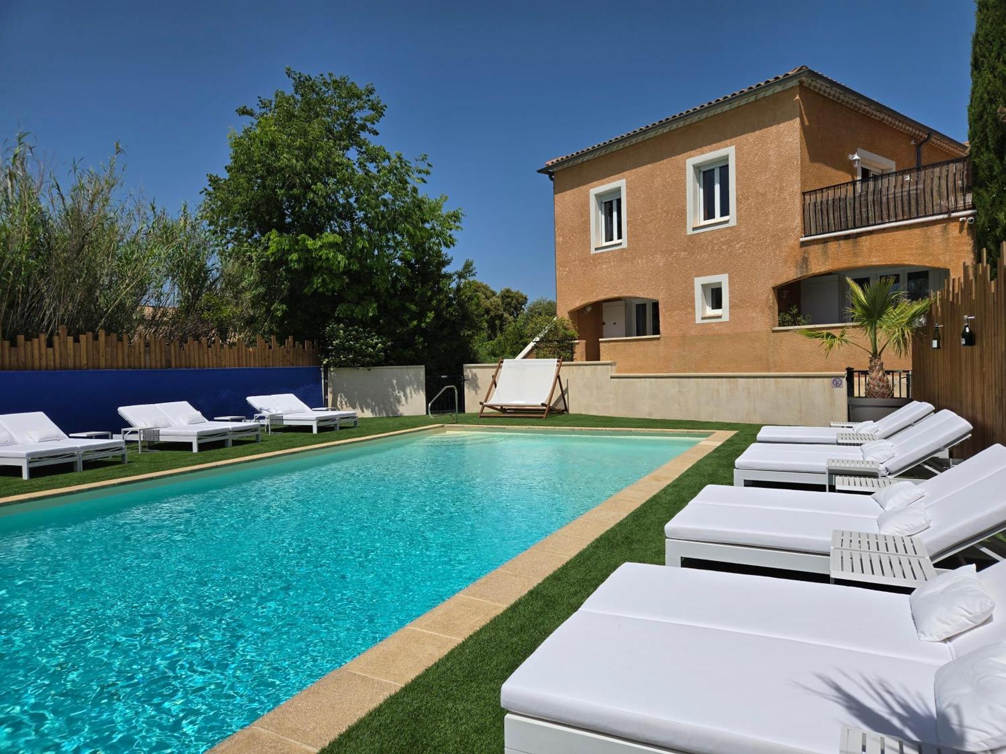 Hôtel Le Saint-Geniès Uzès Exterior foto